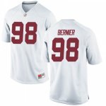 Youth Alabama Crimson Tide #98 Mike Bernier White Game NCAA College Football Jersey 2403UPIF4